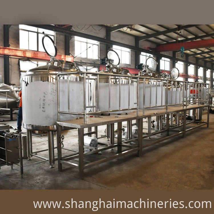 Customized Craft Beer Production Line Craft Beer Brewing Equipment